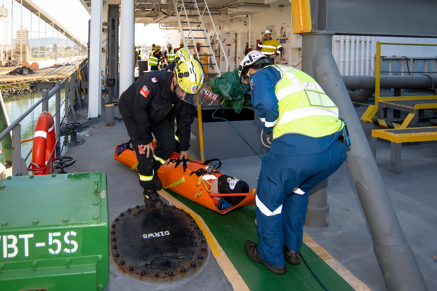 Multi-agency training exercise at Port Kembla - Marine Business News